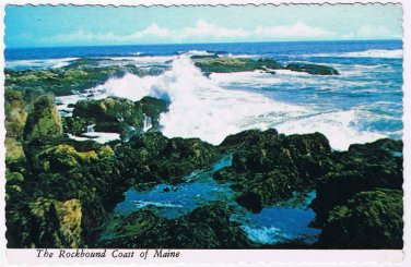 Maine Postcard Rockbound Coast Of Maine