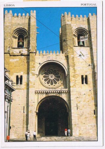 Portugal Postcard Lisboa Se Cathedral