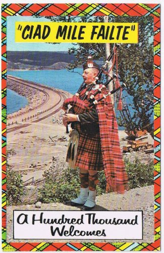 Nova Scotia Postcard Cape Breton Ciad Mile Failte A Hundred Thousand Welcomes