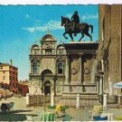 Italy Postcard Venezia Venice The Colleoni Monument