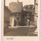 Germany Postcard Weimar Cobblestone Street Gate