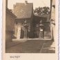 Germany Postcard Weimar Cobblestone Street Gate
