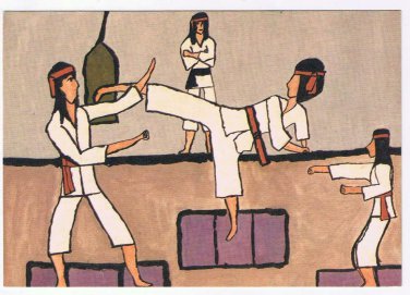 Alberta Postcard Bonneyville Marlene Raine Martial Arts