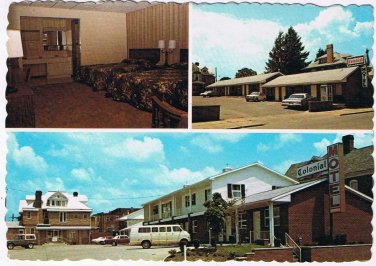 West Virginia Postcard Buckhanon Colonial Hotel Motel