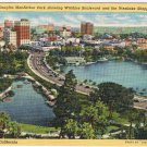 California Postcard Los Angeles MacArthur Park Westlake Shopping District