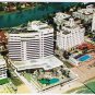 Florida Postcard Miami Beach Oceanfront Hotels Gold Coast