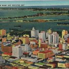 Florida Postcard Downtown Miami & Biscayne Bay