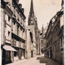 France Postcard RPPC Mulhouse La Rue Henriette Street