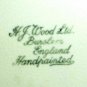 H J Wood Handpainted Beer Stein Mug Tankard Burselm Made in England