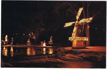 Simcoe Ontario Postcard Windmill Clifton Park