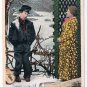Comic Postcard Chop Lady Lamb Wood Fellow