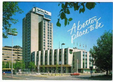 Utrecht Holland Postcard Holiday Inn Advertising Card