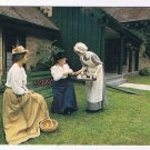 Kitchener Ontario Postcard Woodside National Historic Park Maid Period Costume