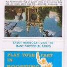 Matchbook Cover Houston & Son Druggist Boissevain Manitoba Golden Boys Basilica