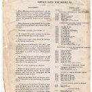 Canadian Marconi Radio Service Instructions Model 95