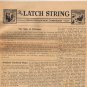 The Latch String 1932 Newspaper Maine Development Commission