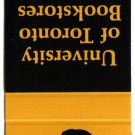 Ontario Matchbook Cover University Of Toronto Bookstores Yellow Prt Seller Eddy