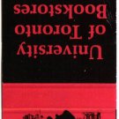 Ontario Matchbook Cover University Of Toronto Bookstores Red Second Hand Eddy
