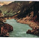 British Columbia Postcard CPR Canadian Pacific Railway Hells Gate Fraser Canyon