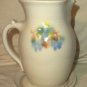 Bloomfield Pottery Pitcher Jug Underplate 6" Abstract Floral