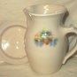 Bloomfield Pottery Pitcher Jug Underplate 6" Abstract Floral