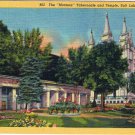 Utah Postcard Salt Lake City Mormon Tabernacle & Temple