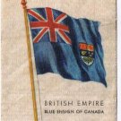 British Empire Blue Ensign Of Canada Flag Kensitas Cigarettes Silk Trade Card