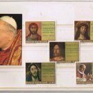 Stamps Vatican Pope Paul VI 50th Anniversary + Mini Print MNH Sc.#487-#491