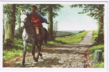 Belgium Illustration Card Our Glorys Historica Ltd The Roman Road Jean-L&Atilde;&copy;on Huen