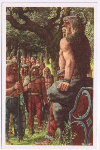 Belgium Illustration Card Our Glorys Historica Ltd The Rebellion Of Civilis Huen