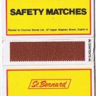 Matchbox Cover St Bernard Safety Matches Dunnes Stores Dublin Ireland