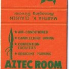 Matchbook Cover Orange Blossom Hotel Aztec Room Sarasota Florida