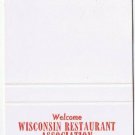 Matchbook Cover Wisconsin Restaurant Association Expo Milwaukee Wisconsin