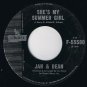 Jan & Dean She's My Summer Girl 45 rpm Surf City Canadian Pressing