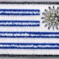 Uruguay National Flag Embroidered Sew Iron On Patches Hat Badge 2" x 3"