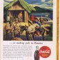 Cocoa Cola Print Ad Making Pals In Panama Hey Amigo Union Carbide 1944