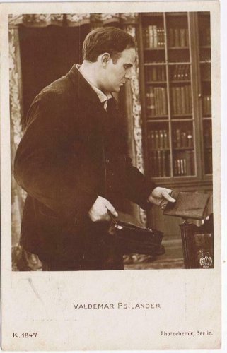 Germany Postcard Vlademar Psilander Silent Film Actor