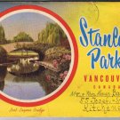 British Columbia Postcard Booklet Vancouver Stanley Park