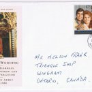 United Kingdom First Day Cover FDC Falkirk Royal Wedding Andy Sarah 1986