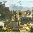 Austria Postcard Salzburg Festspielstadt Cathedral Fortress Untersberg