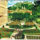 Austria Postcard Salzburg Festspielstadt Mirabell Garden Cathedral Fortress