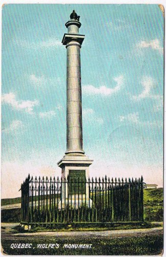 Quebec Postcard Quebec City Wolfe's Monument 1909