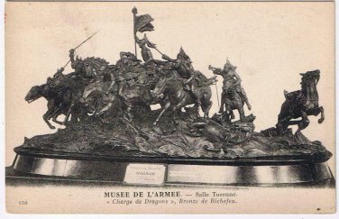 France Postcard Paris Musee d'Armee Military Museum Charge Of The Dragons