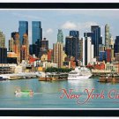 New York Postcard NYC Cruise Ships West Side Hudson River