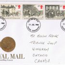 United Kingdom First Day Cover FDC Falkirk Royal Mail 1984
