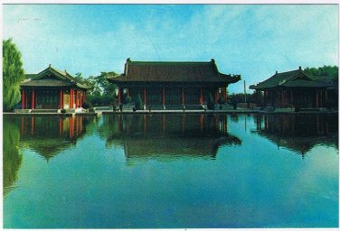 Postcard The Frost Drifting Hall China