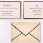 Funeral Card Loving Memory Mary Calder 1931 North Glanford Black Edged Envelope