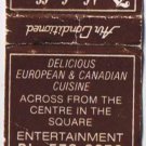 Ontario Matchbook Cover Kitchener Rathskeller Dining Lounge