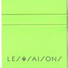Ottawa Matchbook Cover The Westin Hotel Green Les Saisons