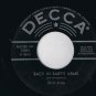 Patsy Cline Back In Baby's Arms 45 rpm Sweet Dreams Canadian Pressing